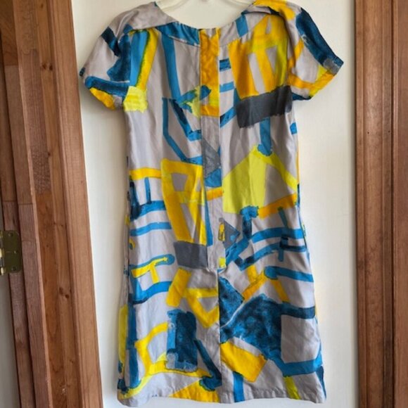 SEE BY CHLOE Vintage Silk Short Sleeve Mini Sheath Dress - Picture 8 of 17